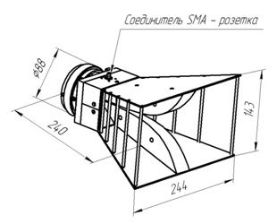 Конический рупор чертежи