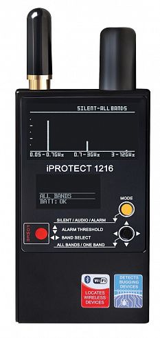 iProtect 1216 - профессиональный трех-диапазонный индикатор поля.