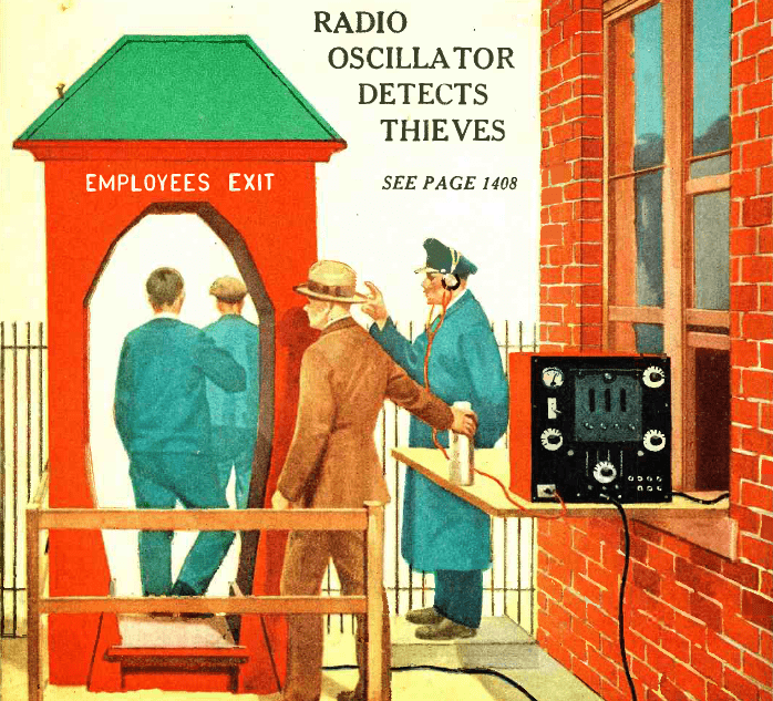 Инженерное изобретение «Радиодетектив». 1926 год.