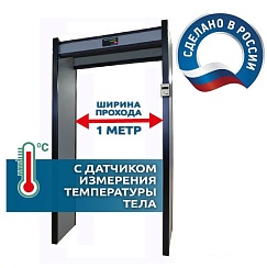 Арочный металлодетектор с бесконтактным термометром АРКА Т11 (исп. «1М») «ЛАЙТ»