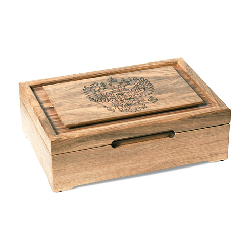 Акустический сейф Шкатулка Ультра с гербом