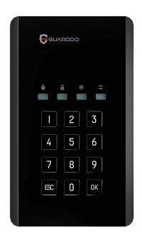 SSD-диск GuardDo с паролем и шифрованием AES-256