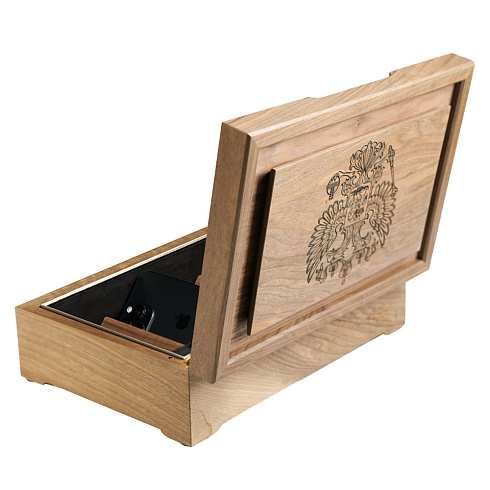 Акустический сейф Шкатулка Ультра с гербом