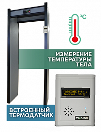 Арочный металлодетектор с бесконтактным термометром АРКА Т21 «СТАНДАРТ»